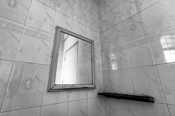 Mirror in the bathroom