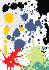 abstract background with splash painting