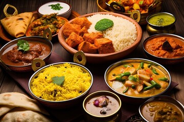 Indian Food. Generative AI