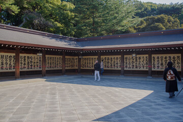 明治神宮の境内の風景