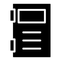 Fototapeta premium book glyph 