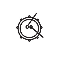 Drum Drums Stick Outline Icon