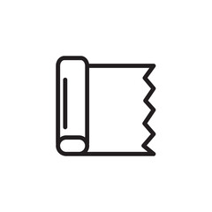Fabric Sew Tailor Outline Icon