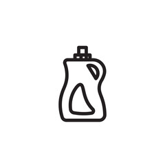 Obraz premium Fabric Softener Laundry Outline Icon