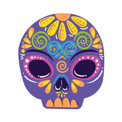 mexican culture ornate skull decoration