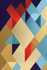 fondo de pantalla, formas geométricas, diseño abstracto