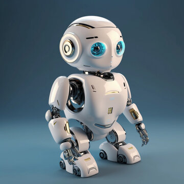 S&uuml;&szlig;er Roboter, K&uuml;nstliche Intelligenz, Ai generierter Robotor