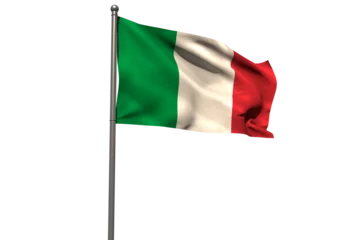Fotobehang Europese plekken Flag of Italy