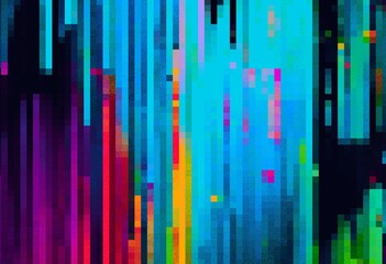 abstract background with pixelated lines