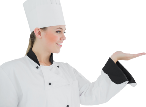 Portrait of a woman chef 