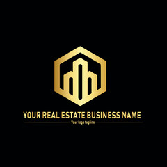 Real estate  logo design home logo