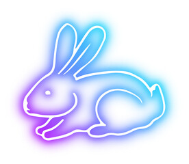 Collection of animal neon