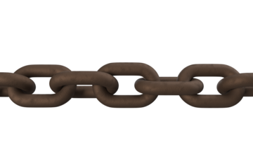 3d image of metallic chain