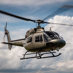 helicopter in flight