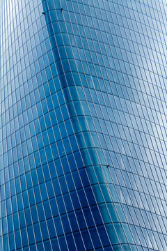Close-up of City Life Generali building in Milan