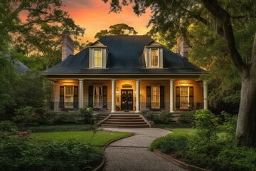  Luxurious Acadian Style Home with Southern Charm