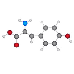 Digital image of molecular structure 