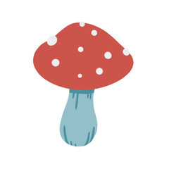 Poison Mushroom Plant Illustration Drawing