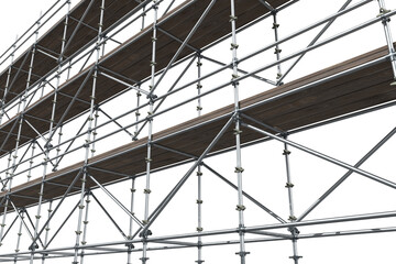 3d illustrative scaffolding graphic