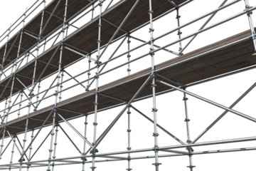 3d illustrative scaffolding graphic