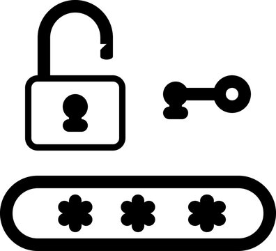 key, password, icon, lock, computer, system, information, personal, data, open, user, closed, form, technology, black, website, digital, symbol, web, security, protection, padlock, isolated, safe, unl