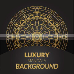 Modern Luxury Mandala Design Template