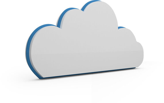 Cloud computing symbol