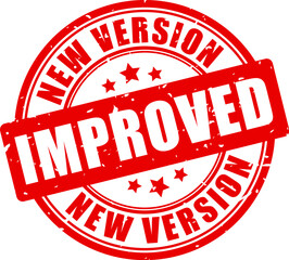 Improved new version rubber grunge stamp