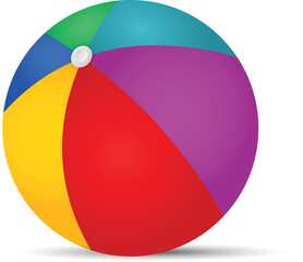 Multicolored ball icon