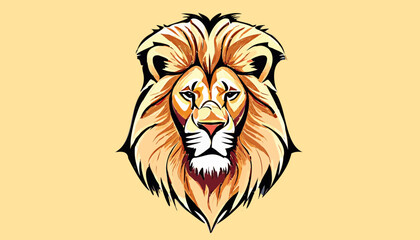 Vector. Illustration of a lion's head. Ideal as a logo. 