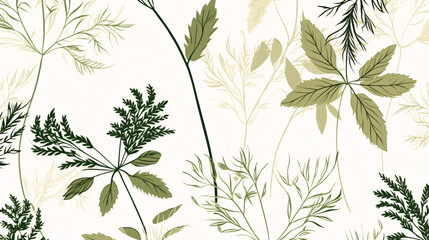 illustration leaves and branches for wedding stationary, greetings, wallpapers, fashion, backgrounds, textures, DIY, wrappers, postcard generative ai
