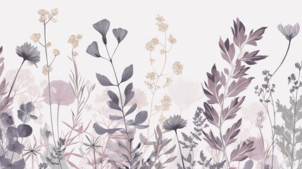Serenade of Blooming Flowers generative ai