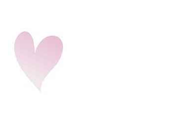 ハートのレター素材