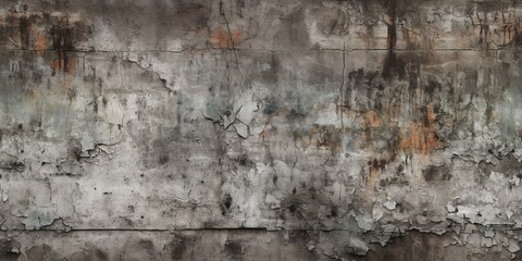 Obraz premium Seamless tiled concrete wall pattern, generative ai