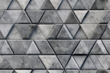 Seamless tiled concrete wall pattern, generative ai