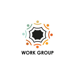 Work Group Logo Design Simple