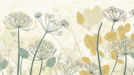 Nature's Tapestry: Captivating Spring Flowers in a Botanical Canvas generative ai