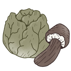 illustration of mushroom