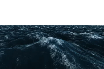 Abwaschbare Fototapete Wasser Rough blue ocean