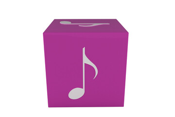 Music app cube