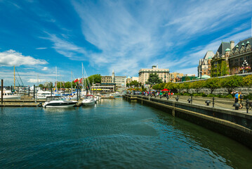 Fototapeta na wymiar views of Victoria city, Vancouver Island, British Columbia, Canada