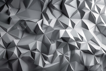 Abstract Gray Background with Triangle Pattern