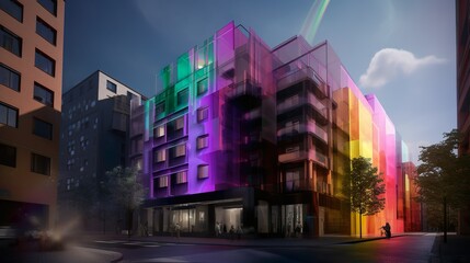 A city transformed by technology
