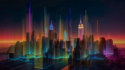 Holographic skyscrapers and organic architecture

