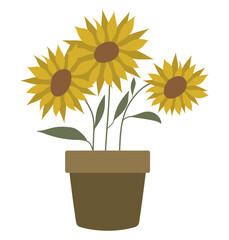potted flowers icon