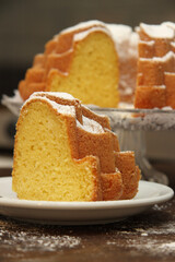 cake on a plate