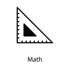 Math icon design stock illustration