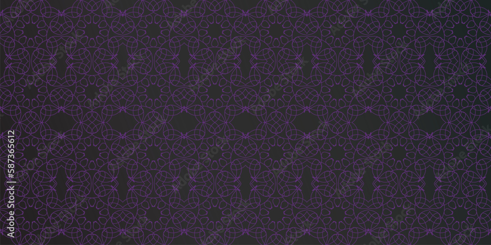 Poster background pattern with geometric style connected image setup