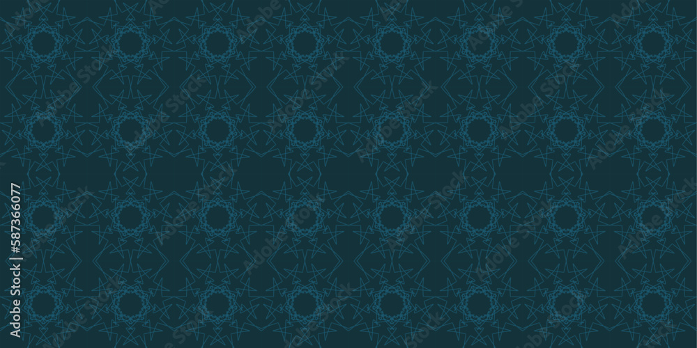Poster background pattern with geometric style connected image setup