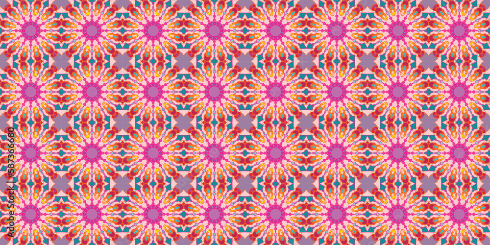 Poster background pattern with geometric style connected image setup